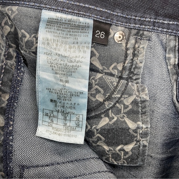 Guess Premium Y2K Low Rise Daredevil Bootcut Jeans - Size 26 - Picture 7 of 8